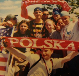 Meeting some Polish kids in Canada!
